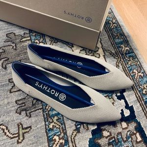 New in Box - Rothy’s The Point in Flax Birdseye